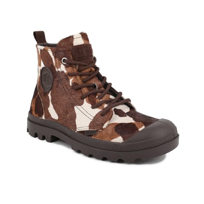 Baskets montantes en suede PAMPA HI ZIP PONY PALLADIUM