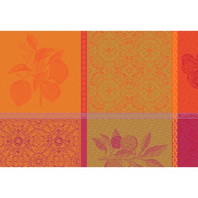 Set pur coton enduit MILLE TUTTI FRUTTI GARNIER THIEBAUT