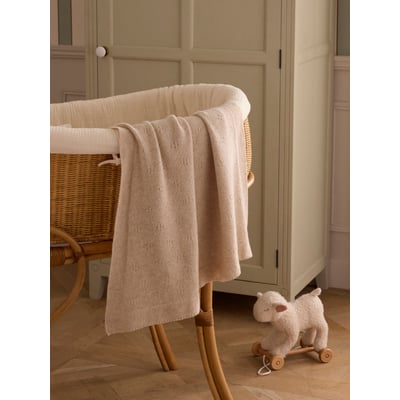 Plaid pointelle  Lambswool CYRILLUS