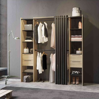 Dressing extensible avec rideau TERRE DE NUIT