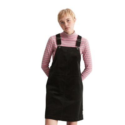 Robe salopette velours noir online