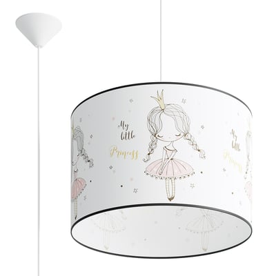 Suspension PVC Multicolore E27 1 Princesse 40 EDEN