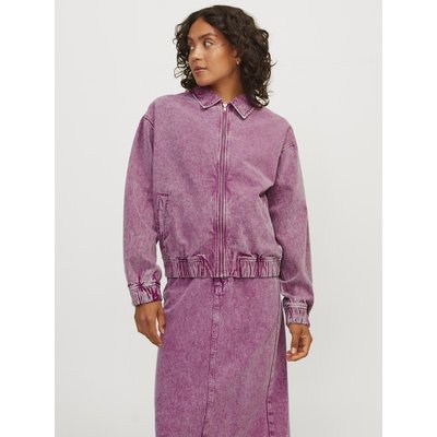 Veste en jean violette femme La Redoute