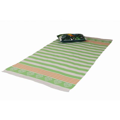 Drap De Plage Fouta Coton Fantaisie Stripe LINANDELLE