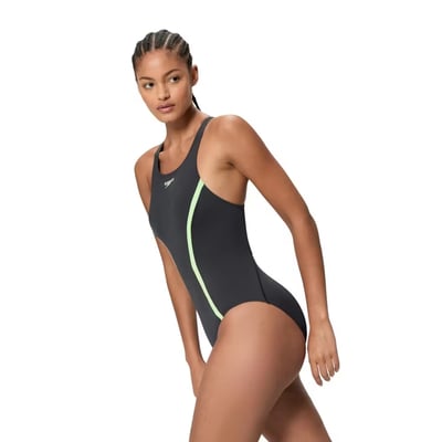 Maillot de bain 1 pièce motif/style détail contrasté SPLICE MEDALIST SPEEDO