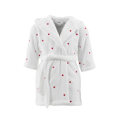 Peignoir coton blanc ADORE CARRE BLANC