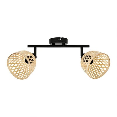 Rampe 2 spots bambou Hanoi DECORATIE