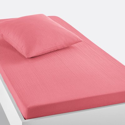 Drap-housse enfant uni gaze de coton, Kumla LA REDOUTE INTERIEURS