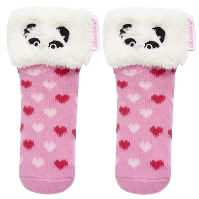 Chaussettes anti-dérapantes maille jacquard, picots antidérapants ISOTONER
