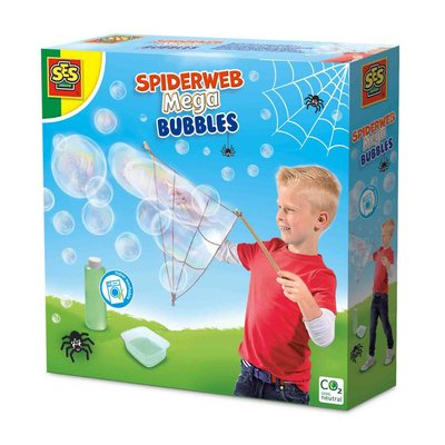 Brinquedo "Bolas de sabão Spiderweb Mega Bubbles", SES SES