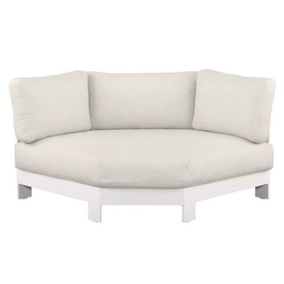 Fauteuil d'angle en aluminium, IRIS AU JARDIN DE CHLOÉ