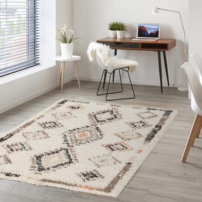 Tapis shaggy tissé motif berbère CROMA 6 UN AMOUR DE TAPIS