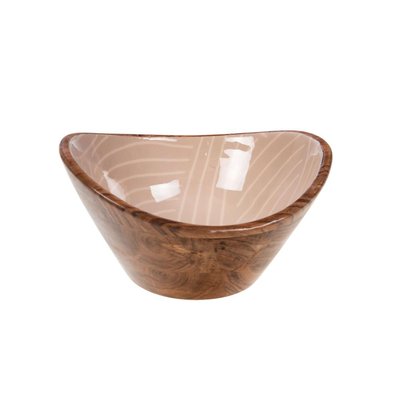 Saladier   taupe 23 cm-POSITIVE AMADEUS