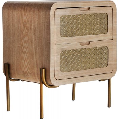 Table de chevet en bois de pin, Vacio RECOLLECTION