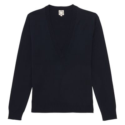 Pull Morcant en coton marine INES DE LA FRESSANGE PARIS