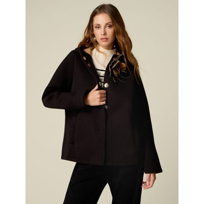 Blouson avec broche fleur OLTRE
