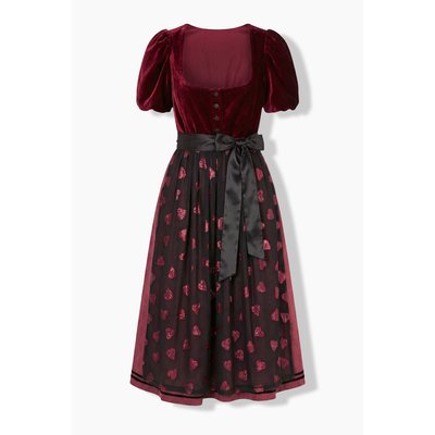 Dirndl, velours, encolure carrée ULLA POPKEN
