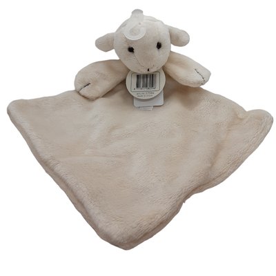 Doudou carré L'agneau Lara 26 cm HAPPY HORSE