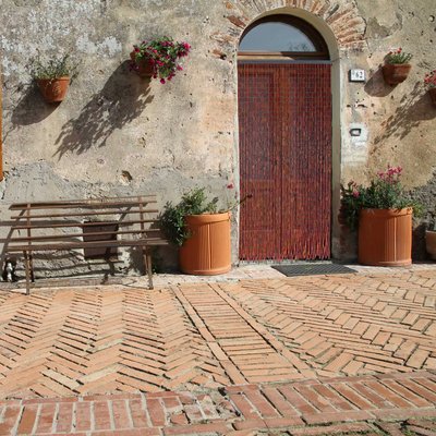 Rideau de porte en bambou et perles de bois HOME MAISON