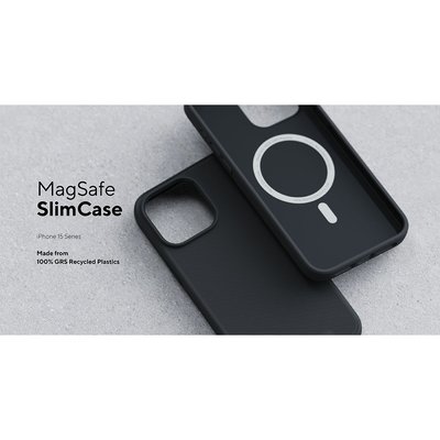 Coque iPhone 15 Plus MagSafe Dark Grey NJORD