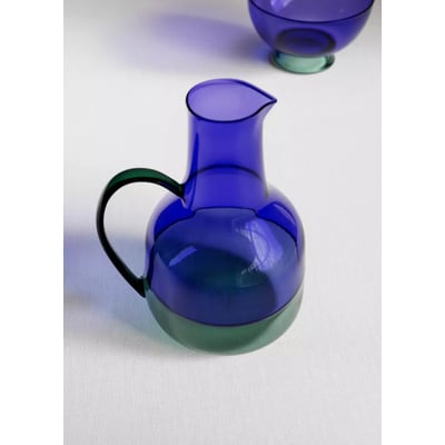 Carafe en verre bicolore MANGO HOME