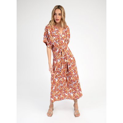 ROBE IMPRIMEE ET NOUEE MALOUMA AN'GE