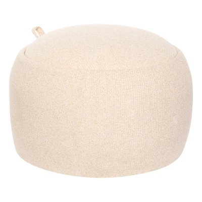 Pouf coffre de rangement en bouclette ELIOR ATMOSPHERA