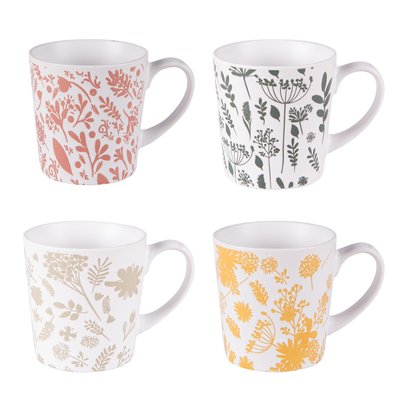 Coffret de 4 mugs   34 cl-GALEHIA TABLE PASSION