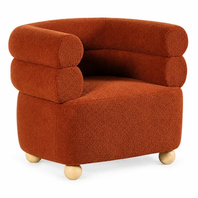Fauteuil cabriolet tissu bouclette IENA PIER IMPORT