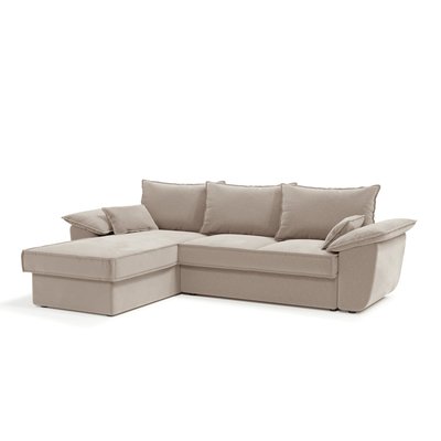 Canapé d'angle en  velours SASHA SIA HOME