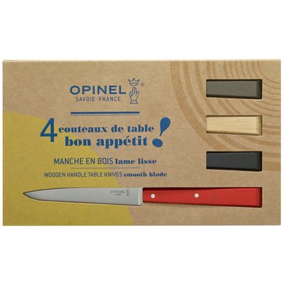 Set de couteaux Bon appétit Loft 4 couteaux de table OPINEL