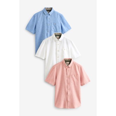 Chemises à manches courtes, lot de 3 NEXT