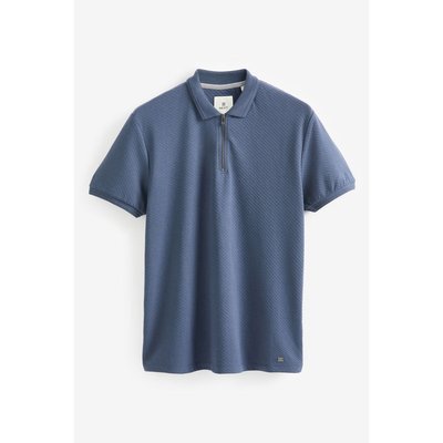 Polo texturé à manches courtes NEXT