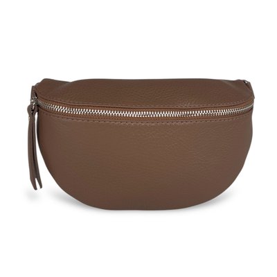Sac banane en cuir grainé italien LOU OH MY BAG