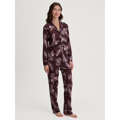 Pyjama boutonné de part en part en modal TENCEL™ et soie manches longues Modal MOONLIGHT DREAMS CALIDA