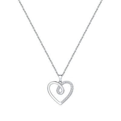 Collier en argent 925 et oxyde de zirconium CLEOR