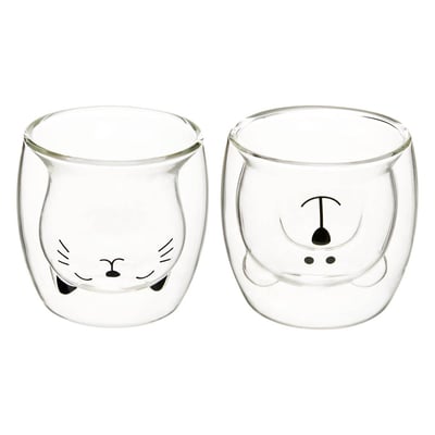 Coffret de 2 mugs en verre NATURE ATMOSPHERA
