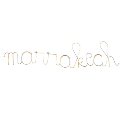 Mot fil de laiton "Marrakech" -  LOJI HOME MAISON