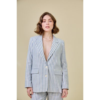 Gestreifter Blazer SEE U SOON