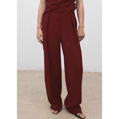 Pantalon droit pinces MANGO