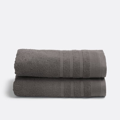 Lot de 2 serviettes éponge 600 g/m2, Zavara LA REDOUTE INTERIEURS