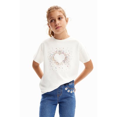 T-shirt cœur strass DESIGUAL