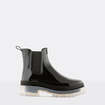 Boots à talon chunky en caoutchouc LANEY LEMON JELLY