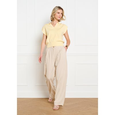 Pull col polo fluide LOLALIZA