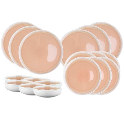 Lot de 18 set les essentiels en grès, OXYGEN BJORN