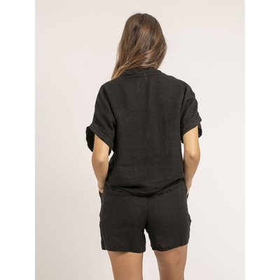 Chemise Manches Courtes Lin Ottilia DONA LISA