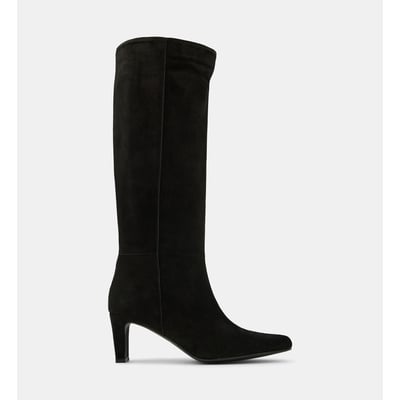 Bottes slouchy candice cuir velours GALERIES LAFAYETTE