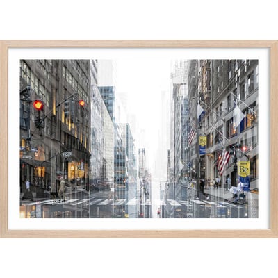 Poster madison square abstraction HEXOA