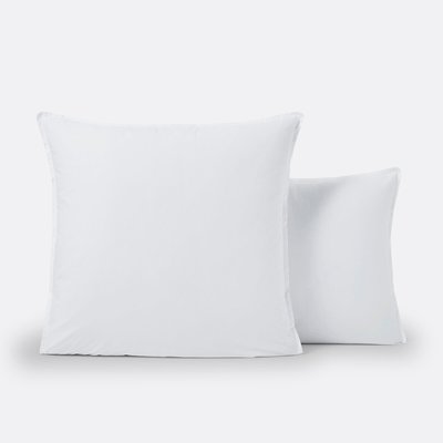 Scenario Plain 100% Organic Cotton Percale 200 Thread Count Pillowcase LA REDOUTE INTERIEURS