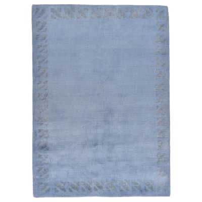 Tapis salon Tibet Loft noué main laine soie THEKO